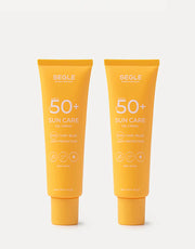 Zonbescherming Gel Crème Gezicht SPF50+ set