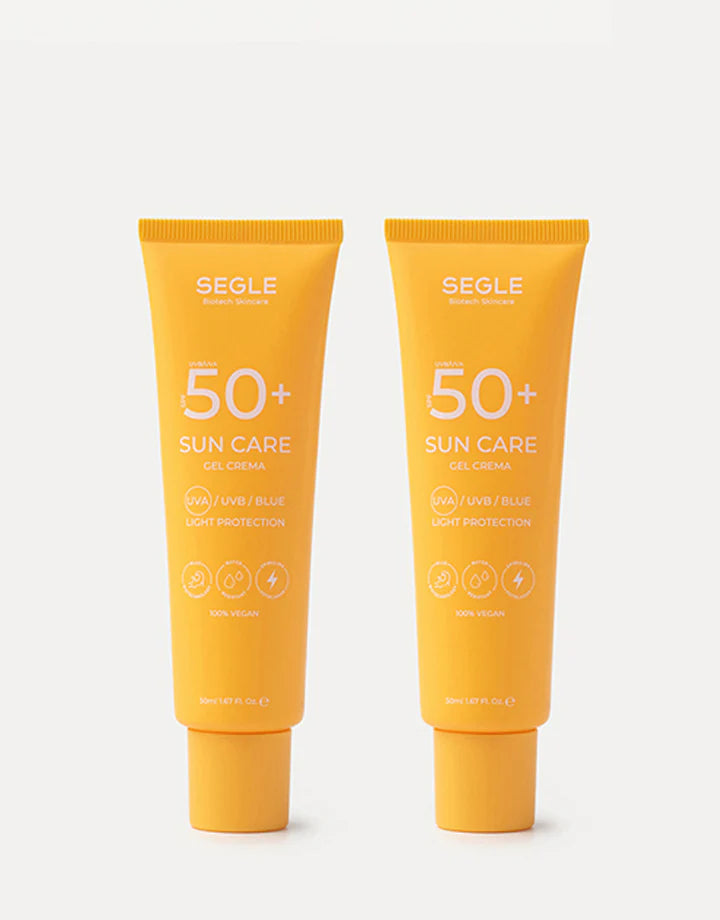 Zonbescherming Gel Crème Gezicht SPF50+ set