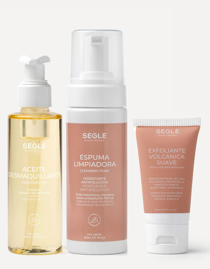 Triple Reiniging met Scrub 3 Set