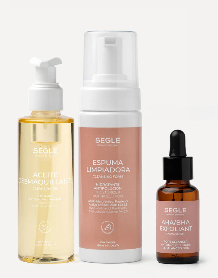 Triple Reiniging met Exfoliant 3 Set